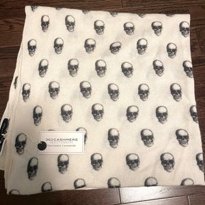 Skull Cashmere Large Wrap/Scarf